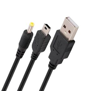 Charger Cable USB Power Cord & Data Cable for PSP 1000 2000 3000