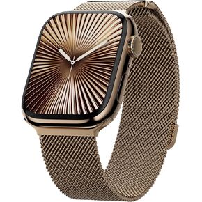 Mageasy Milanese Band for Apple Watch Series 10 - نطاقات iWatch المغناطيسية للنساء والمغناطيس القوي والمريح ، يتناسب مع معظم | مقابل 44 مم 45 مم 46 مم 49 مم ساعة Apple 1-7/8/9/10/SE/SE2/Ultra/Ultra2 in Kuwait