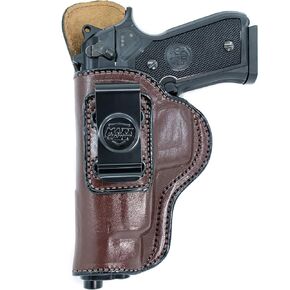 Maxx Carry Inside The Waistband Leather Holster Fits Beretta M9A1. IWB Holster.