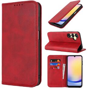 Jaorty Fit for Samsung Galaxy A16 Wallet Case with Card Holder for Women Men,Galaxy A16 Phone Case Stand Strong Magnetic PU Leather Flip Fold Protective Phone Purse Case,6.7 Inch,Sky Blue
