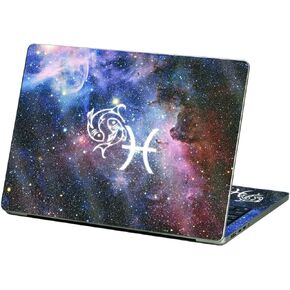 MightySkins Glossy Glitter Skin Compatible with Apple MacBook Air 13.6" M2 (2022) - Pisces | Protective, Durable High-Gloss Glitter Finish | Easy to Apply, Remove, and Change Styles | Made in The USA