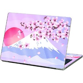 MAYESYSKINS لامع اللمعان الجلد المتوافق مع Apple MacBook Air 13.6 "M2 (2022) - Fuji Sunset | الواقي ، اللمعان اللامع العالي المتين | من السهل تطبيق وتغيير أنماط | مصنوعة في الولايات المتحدة الأمريكية