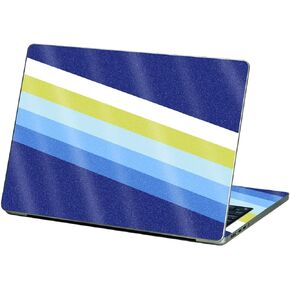 MightySkins Glossy Glitter Skin Compatible with Apple MacBook Air 13.6" M2 (2022) - Cool Stripes | Protective, Durable High-Gloss Glitter Finish | Easy to Apply and Change Styles | Made in The USA