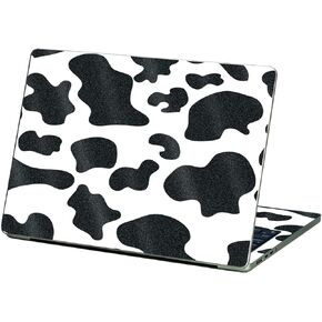 MightySkins Glossy Glitter Skin Compatible with Apple MacBook Air 13.6" M2 (2022) - Cow Print | Protective, Durable High-Gloss Glitter Finish | Easy to Apply and Change Styles | Made in The USA