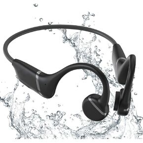 Bone Conduction Headphones Bluetooth 5.3 Bone Conduction Earphones IPX5 Waterproof Headphones for Running Climbing Open Ear Chargeable 9H Battery Life with 32GB Memory