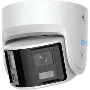 ENS-H 6MP Panoramic Network IP Turret Camera, 180° View, 2.8mm Fixed Lens, 247 Full Color 4mm White LED True WDR VCA Human Vehicle Classification, SIPSP6MASBR/28-U