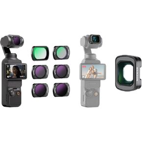 NEEWER Magnetic ND/CPL Filter Set and 0.75X Wide Angle Lens Compatible with DJI OSMO Pocket 3 Creator Combo