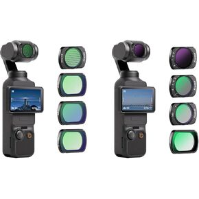 NEEWER Magnetic Effect Filter Set and Magnetic Variable ND Filter Set Compatible with DJI Osmo Pocket 3 Creator Combo