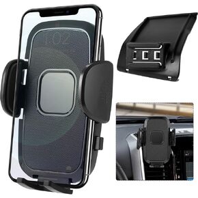 Car Cell Phone Holder Mount for Dodge Ram 1500 2500 3500 2025 2024 2023 2022-2019 (Only for Vertical Navigation Screen) Accessories, Custom Air Vent Bracket for 4.0"-7.0" Cell Phones