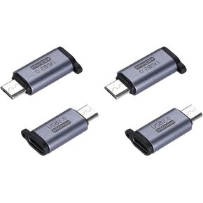 MECCANIXITY 2Pcs USB C to Micro USB Adapter, Type C Female to Micro USB Male Converter Adapter for Laptop PC Phone Car