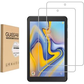 [2 Pack] Tempered Glass Screen Protector Compatible with Tab A 8.0 4G LTE SM-T387, High Definition Tempered film, 9H Hardness, Anti-scratch, Touch Sensitive, Drop-protection