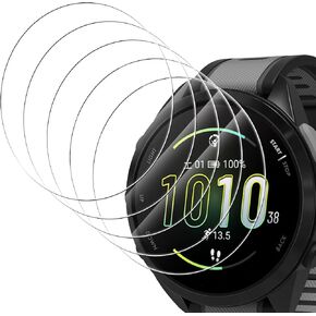 Simpeak 3 عبوات شاشة واقي متوافق مع Garmin Forerunner 165 Smartwatch ، 9H صلابة فيلم حماية زجاجي مقسى ، مضاد للخلع ، لمسة حساسة