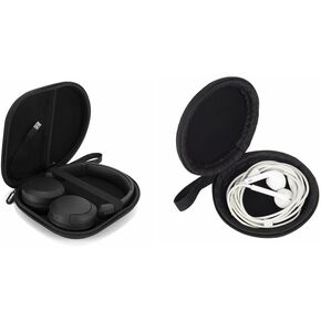 On-Ear Headphone Case + Mini Hard Shell Case Bundle