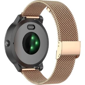 Chofit Metal Mesh Stainless Steel Loop Compatible with Fitpolo AR-01/aeac AR-01 Watch Band for Women&Men Wristbands Bracelet Adjustable Strap Replacement Bands