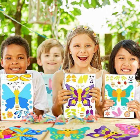 48 Sheets Make A Smile Face Stickers Make A Emotion Face Stickers Make A Happy Face Strikers Birthday Party Favors for Kids Party Favors, Rewards, Art Craft with 8 Designs in Saudi Arabia