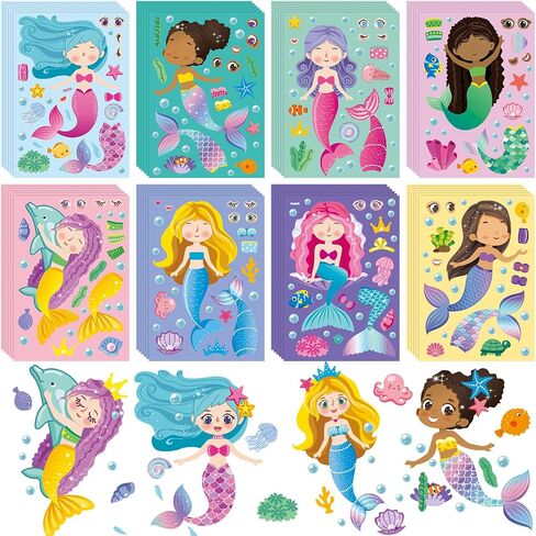 48 Sheets Make A Smile Face Stickers Make A Emotion Face Stickers Make A Happy Face Strikers Birthday Party Favors for Kids Party Favors, Rewards, Art Craft with 8 Designs in Saudi Arabia
