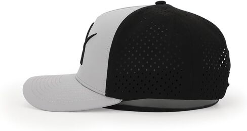 ALTAMAR Icon Hydrophobic Performance Snapback Cap Water Resistant for Men & Women for Golf, Fishing, Workout, Running White in Saudi Arabia