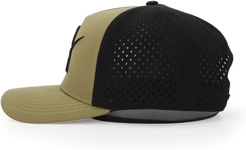 ALTAMAR Icon Hydrophobic Performance Snapback Cap Water Resistant for Men & Women for Golf, Fishing, Workout, Running White in Saudi Arabia