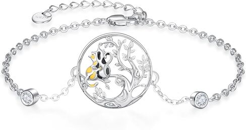 Dreamboat Cow Jewelry 925 Sterling Silver Bracelets for Women Mother's Day birthday Charm Bracelet Gifts for Women in Kuwait