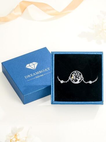 Dreamboat Cow Jewelry 925 Sterling Silver Bracelets for Women Mother's Day birthday Charm Bracelet Gifts for Women in Kuwait