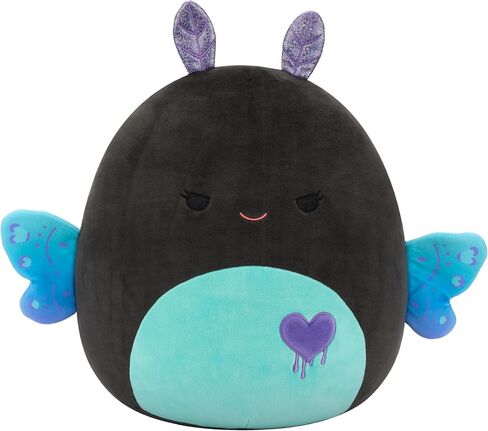 Squishmallows Original 14-Inch Gabourey Peach Flying Squirrel with Sequin Heart - Official Jazwares Large Plush in Saudi Arabia