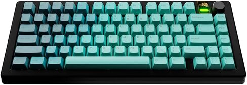 Glorious Gaming - GPBT Gradient Keycaps for Custom Mechanical Keyboards, No Fade Dye-Sublimated, Fits 100%, 75% 65% 60%, PBT Polymer, Fits ANSI & ISO, Supports Windows & macOS - Nebula in Saudi Arabia