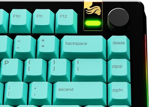 Glorious Gaming - GPBT Gradient Keycaps for Custom Mechanical Keyboards, No Fade Dye-Sublimated, Fits 100%, 75% 65% 60%, PBT Polymer, Fits ANSI & ISO, Supports Windows & macOS - Nebula in Saudi Arabia