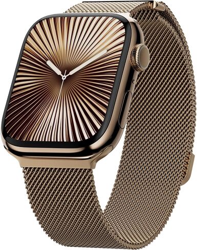 MAGEASY Milanese Band for Apple Watch Series 10 - Magnetic iWatch Bands for Women, Strong Magnets & Comfortable, One Size Fit Most | for 44mm 45mm 46mm 49mm Apple Watch 1-7/8/9/10/SE/SE2/Ultra/Ultra2 in Saudi Arabia
