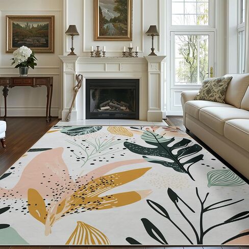 Area Rug 2'x3' Minimalist Triangle Geometry Modern Abstract Aesthetic Contemporary Rugs Machine Washable Soft Plush Rug Geometry Carpet Texture for Living Room Bedroom Dining Room Home Office Indoor in Saudi Arabia