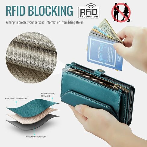 ASUWISH PHONE CASE لـ SAMSUNG GALAXY S25 5G SHIPPER WALLET WALLET مع واقي شاشة زجاجي مقسى وقلب بطاقة RFID RFID ملحقات الخلية S 25 25S G5 WIND RED REED in Saudi Arabia