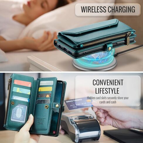 ASUWISH PHONE CASE لـ SAMSUNG GALAXY S25 5G SHIPPER WALLET WALLET مع واقي شاشة زجاجي مقسى وقلب بطاقة RFID RFID ملحقات الخلية S 25 25S G5 WIND RED REED in Saudi Arabia