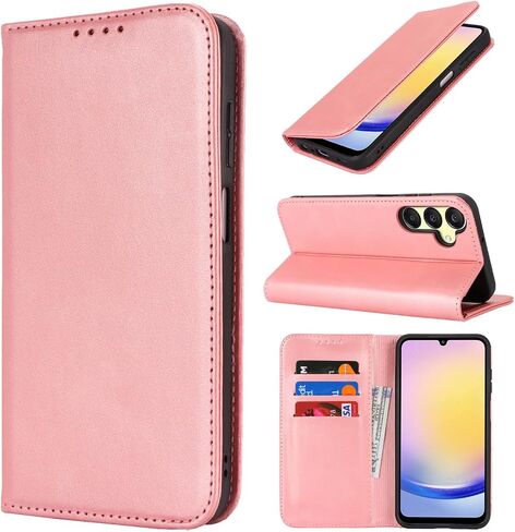 Jaorty مناسبة لـ Samsung Galaxy A16 Wallet Case مع حامل البطاقة للنساء للرجال ، Galaxy A16 Case Case Stand Strong Magnetic Pu Leather Flip Presh Pars in Kuwait