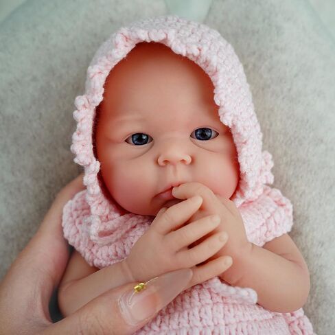 12" Micro Preemie Full Body Silicone Baby Doll Girl, Lifelike Reborn Doll Surprice Children Anti-Stress in Saudi Arabia