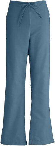 Medline ComfortEase Women's Modern-Fit Cargo Scrub Pants, 4 Pockets, Ceil Blue, Size X-Small, Petite Inseam in Saudi Arabia