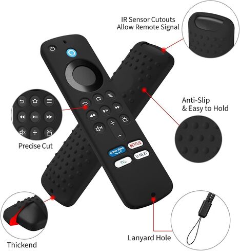 Silicone Remote Cover for Firetv Stick 4K 2024 4th Gen/Firetv Stick HD Remote,Toshiba FireTV Protective Remote Cover (Mint) in Saudi Arabia