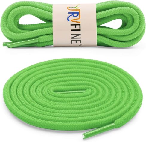 YJRVFINE Round Athletic Shoelaces Boot Shoe Lace String 2 Pair in Kuwait