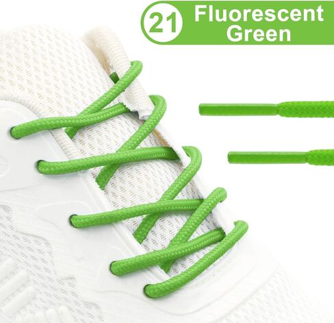 YJRVFINE Round Athletic Shoelaces Boot Shoe Lace String 2 Pair in Kuwait