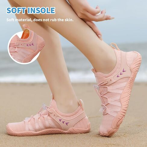 Quick Dry Barefoot Beach & Pool Shoes - Slip-on for Women & Men, Surf, Yoga & Water Sports in Saudi Arabia