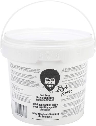 Bob Ross Inc. 750096525 Ross Odorless Thinnr 32oz-Quart ، Count 1 (Pack of 1) & Bob Ross R6545 Ducket & Screen-White in Saudi Arabia