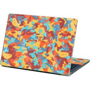 MightySkins Glossy Glitter Skin Compatible with Apple MacBook Pro 13" M2 (2022) - Retro Camouflage | Protective, Durable High-Gloss Glitter Finish | Easy to Apply and Change Styles | Made in The USA