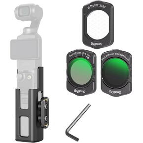 Bundle: SMALLRIG Expansion Adapter for DJI Osmo Pocket 3 5117 and Magnetic Filters Set 5122 and