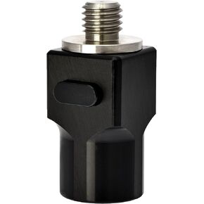 AdirPro 60 MM Anti-Rotation Quick Release - Screws to Male Thread of Prism Pole or GPS Rod & Converts Any GNSS Receiver or Prism with 5/8x11 Thread to a Quick Release