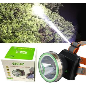 طاقة عالية 10W LED LED مصابيح الأمامية قابلة لإعادة الشحن 4 أوضاع مقاومة للماء الصيد في الهواء الطلق 10،0000 مصباح رأس محمول مرتفع لومن لصيد التخييم في التخييم