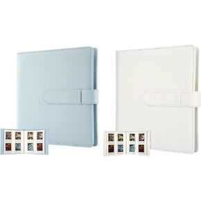 2Packs, 256 Pockets Photo Album for Fujifilm Instax Mini Camera, Polaroid Snap SnapTouch PIC-300 Z2300 Instant Camera