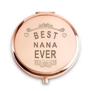 Personalized Gifts for Aunt, Unique Mothers Day Birthday Gifts for Aunt, Best Aunt Gifts, Sentimental Aunt Gift from Niece, Engraved Compact Mirror