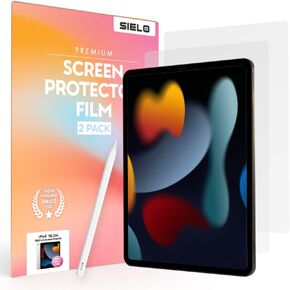 SIELO Paperfeel Screen Protector Compatible with iPad 9th/8th/7th (10.2-Inch, 2021-2019) 2 Pack- Anti Glare, Anti Fingerprint, Compatible with Apple Pencil (iPad 10.2in 8th (2020 Models))