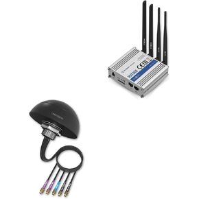 Teltonika RUT360100100 Industrial 4G LTE CAT6 جهاز التوجيه الخلوي و 4G LTE MIMO Combo 5-in-1
