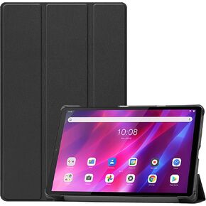 Case Cover for Lenovo Tab K10/M10 Plus 10.3" Tablet, Shockproof Ultra Thin Lightweight Tri-Fold Stand Cover for Lenovo Tab K10 2021 TB-X6C6/M10 Plus (2nd Gen) TB-X606F TB-X606X Black