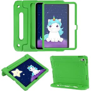 HDE Case for iPad 10th Generation 10.9 inch for Kids with Built-in Screen Protector Shockproof Cover with Multi Angle Viewing Handle Stand Hot Pink