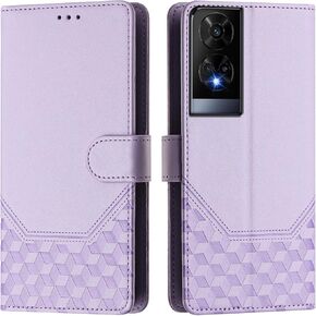 Wallet Case for TCL 50 XE 5G with RFID Blocking Credit Card Holder PU Leather Flip Kickstand Magnetic Closure Cover Women Men Phone Case for TCL 50 XE 5G. Pink YBFC